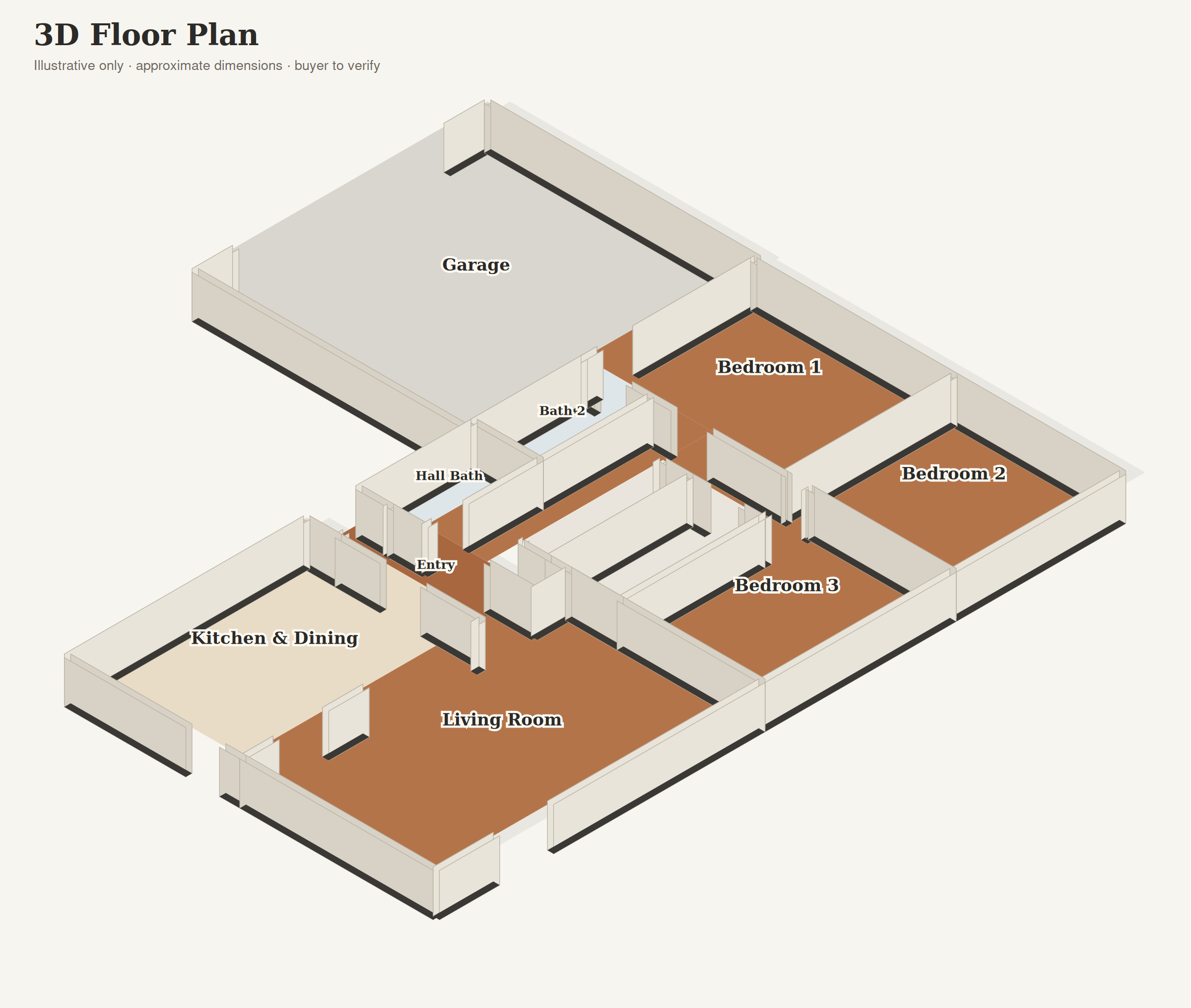 3D floor plan